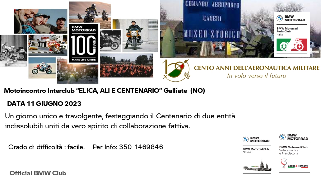 Motoincontro Interclub “Elica, Ali e Centenario”