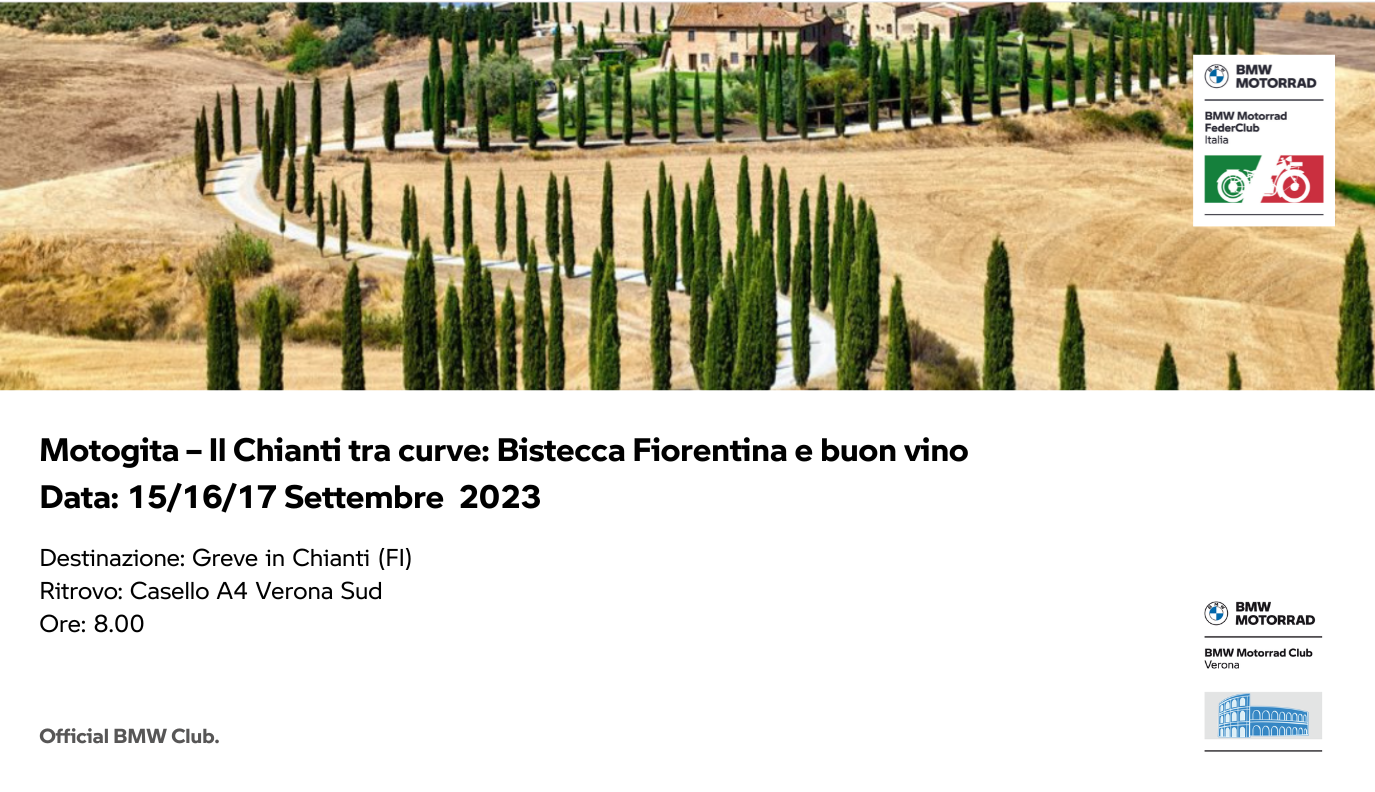 Motogita – Il Chianti tra curve: Bistecca Fiorentina e buon vino