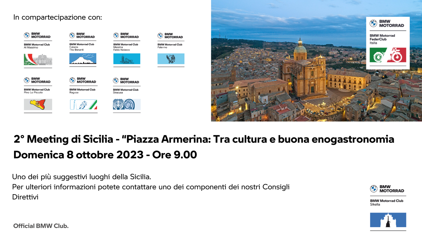 2° meeting di Sicilia – Piazza Armerina: Tra cultura e buona enogastronomia