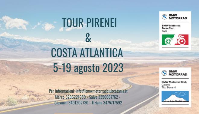 Tour Pirenei & Costa Atlantica – BMW Motorrad Club Catania Tito Benanti